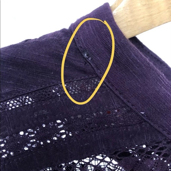 Anthropologie Deletta Brenta Burgundy Top XSP - Picture 7 of 7